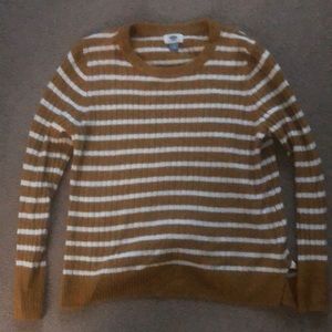 Old Navy striped crew neck sweater